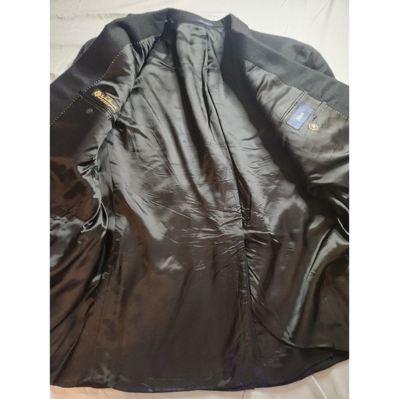 Mint 100% Cashmere Hart Schaffner Marx Gold Trumpet Men's Suit Jacket Blazer 50R - Picture 3 of 10